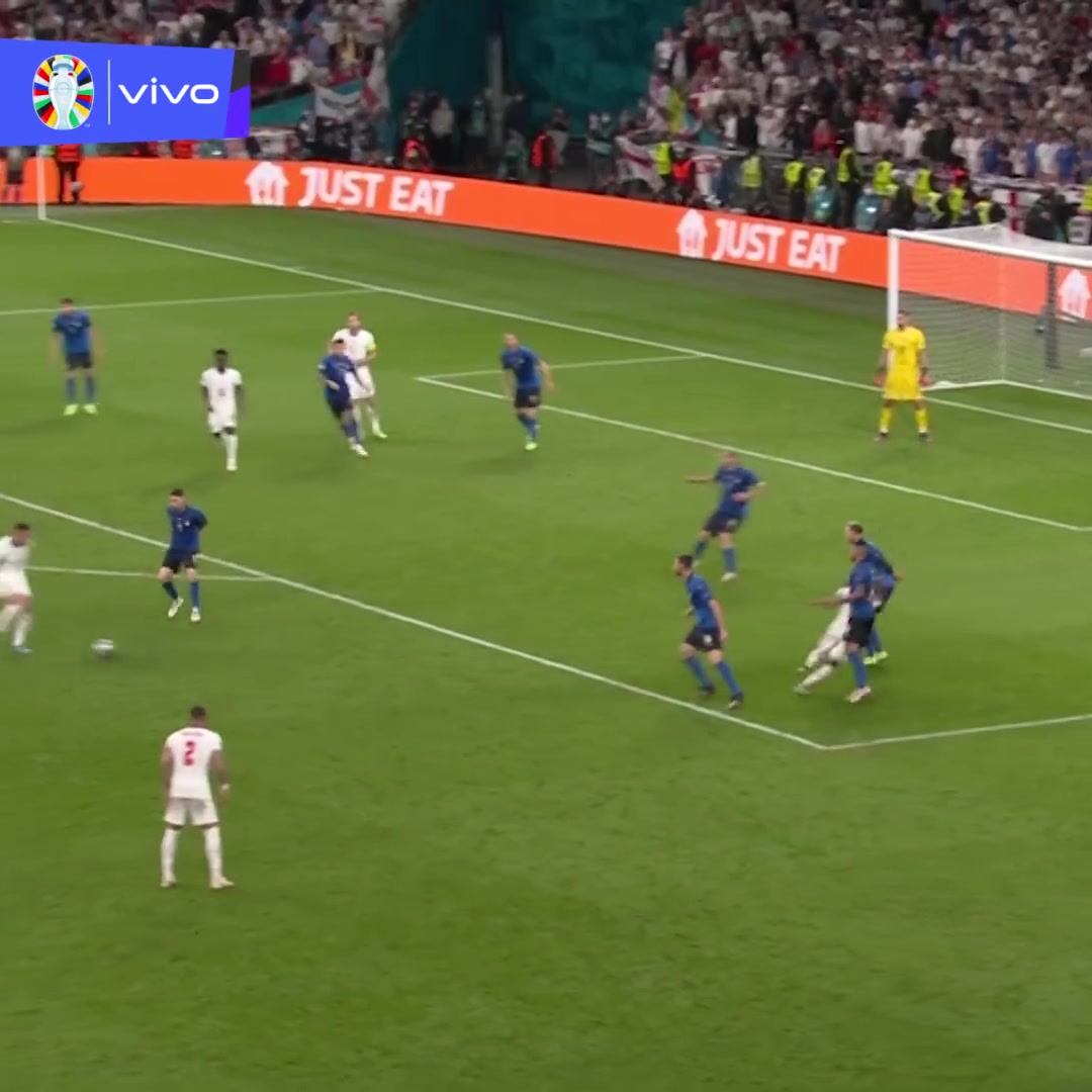 意大利后防玄冥二老，在2020欧洲杯决赛中的铜墙铁壁